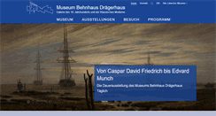 Desktop Screenshot of museum-behnhaus-draegerhaus.de